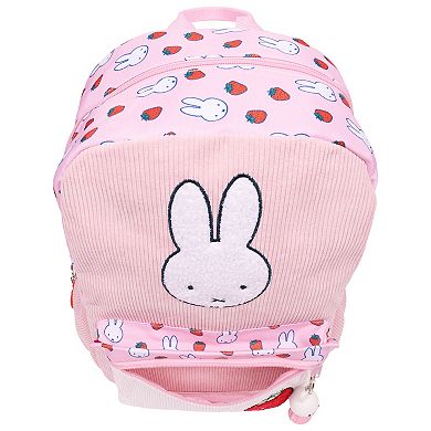 Miffy Strawberry Mini Backpack With Charm, Lightweight Design