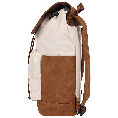 Gilmore Girls Stars Hollow Canvas Backpack with Laptop Sleeve & Charm Keychain
