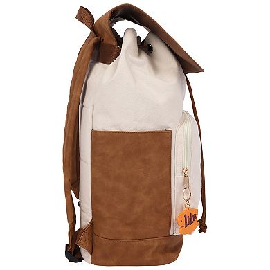 Gilmore Girls Stars Hollow Canvas Backpack with Laptop Sleeve & Charm Keychain