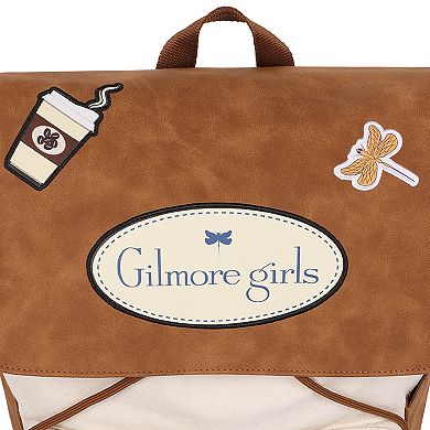 Gilmore Girls Stars Hollow Canvas Backpack with Laptop Sleeve & Charm Keychain