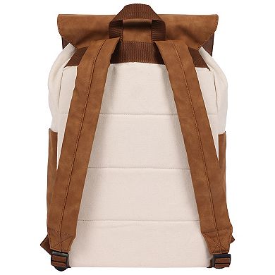 Gilmore Girls Stars Hollow Canvas Backpack with Laptop Sleeve & Charm Keychain