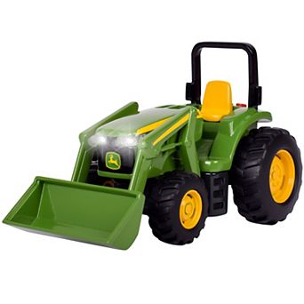 John Deere Mini Tractor with Front Loader, Lights & Sounds - Styles May Vary