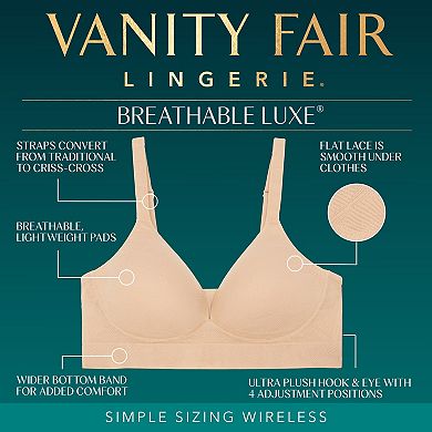 Vanity Fair Lingerie® Breathable Luxe Wireless Bra