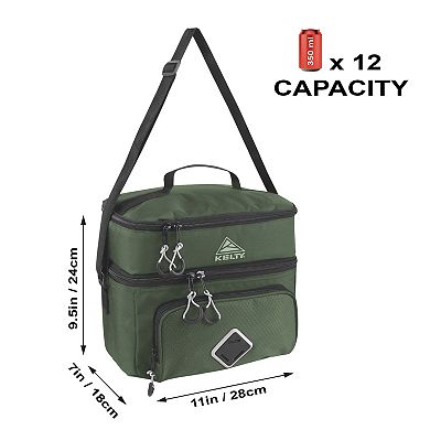 KELTY Double Compartment 12-Can Cooler