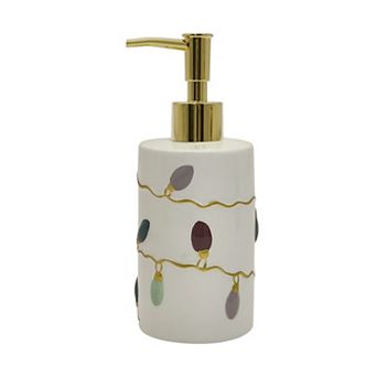 St. Nicholas Square® Embossed Holiday Lights Soap Pump