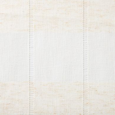 Town & Country Basics 2-Pack Pax Semi-Sheer Stripe Light Filtering Window Curtain Panels