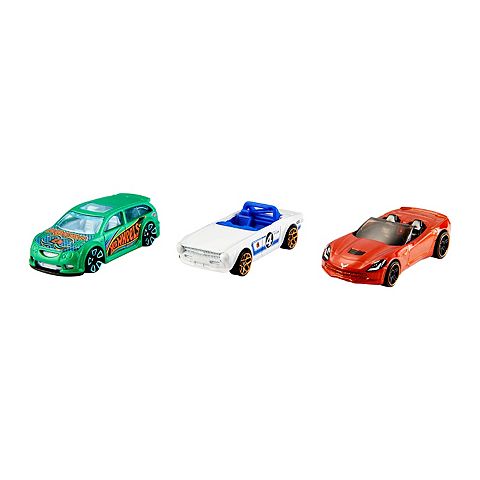 Детские игрушки Hot Wheels 3-Pack Toy Cars & Trucks Assortment - Styles May Vary