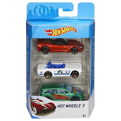 Hot Wheels 3-Pack Toy Cars & Trucks Assortment - Styles May Vary
