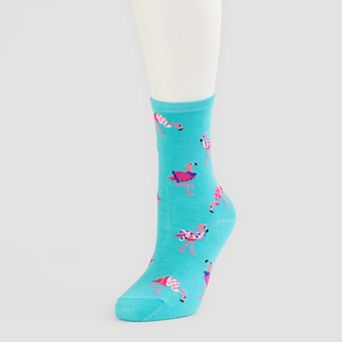Women's Flamingos Crew Socks