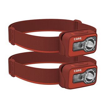 CORE® 2 pc 600-Lumen Rechargeable Headlamp Set