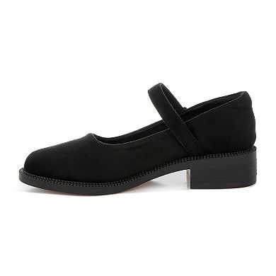 London Rag Stivah Women's Block Heel Mary Janes