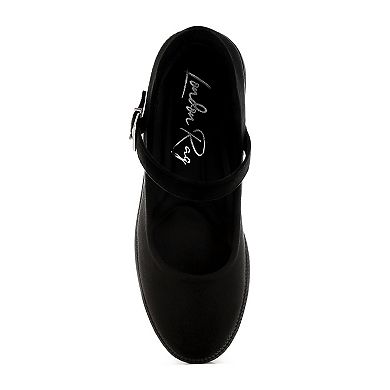 London Rag Stivah Women's Block Heel Mary Janes
