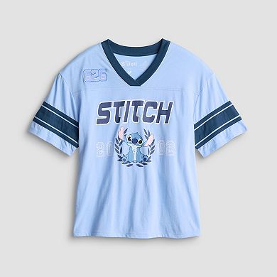 Juniors' Disney's Stitch Graphic Fashion Tee