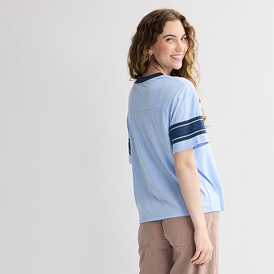 Juniors' Disney's Stitch Graphic Fashion Tee