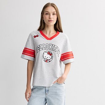 Juniors' Hello Kitty Athletic Graphic Tee