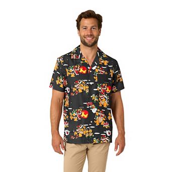 Men's OppoSuits Bowser's Mayhem Hawaiian Shirt