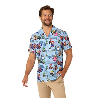 Men's OppoSuits Mario Kart Hawaiian Shirt