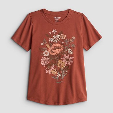 Women's Vintage Fall Floral Bunch Graphic Tee