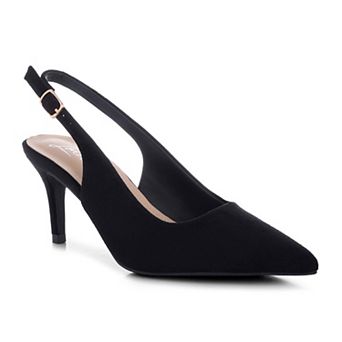 London Rag Theobs Women's Slingback Heels