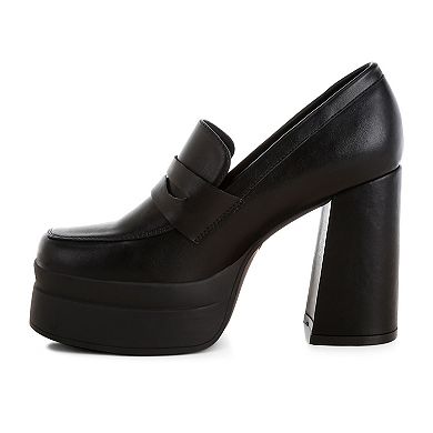 London Rag ORYANA Women's Platform Slip-On Heels