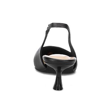 London Rag Shala Women's Pointed Toe Slingback Heels