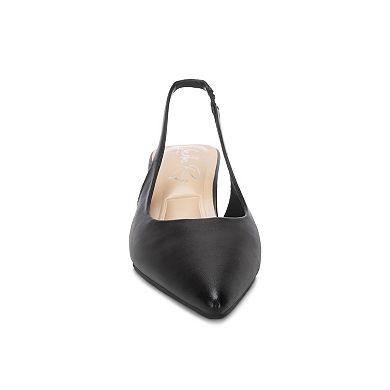 London Rag Shala Women's Pointed Toe Slingback Heels