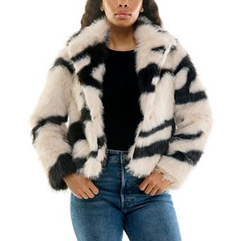 Women's Nina Leonard Faux Fur Jacket