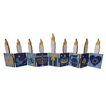 Celebrate Together™ Hanukkah Folding Wood Menorah Table Decor