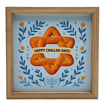 Celebrate Together™ Hanukkah Happy Challah Days Caption Box Table Decor