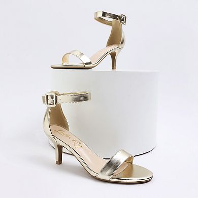 London Rag Yuti Women's Ankle Strap Heels