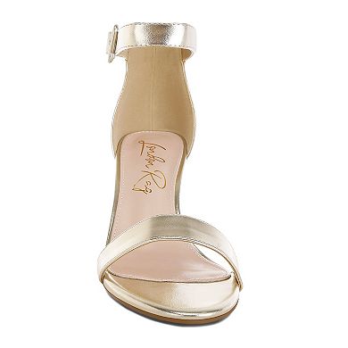 London Rag Yuti Women's Ankle Strap Heels