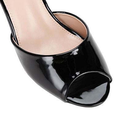 London Rag Lilith Women's Open Toe High Heels