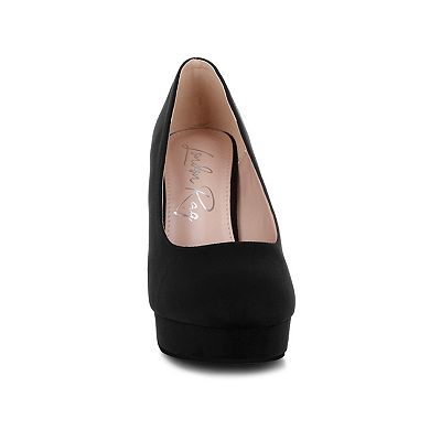 London Rag Olanta Women's Block Heel Pumps