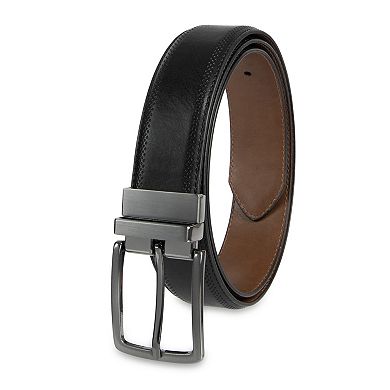 Men's Apt. 9® Reversible Embossed Edge Dress Belt