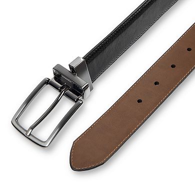 Men's Apt. 9® Reversible Embossed Edge Dress Belt