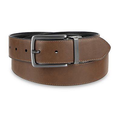 Men's Apt. 9® Reversible Embossed Edge Dress Belt