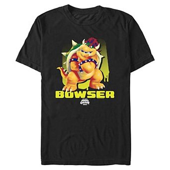 Men's Nintendo The Super Mario Galaxy Movie Bowser Poster Graphic Tee
