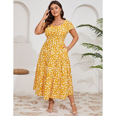 y2k midi dress Y2K Silk Paisley Midi Dress (S/M)