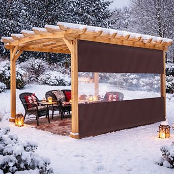 Covers&All Outdoor Panel Curtain, Curtain, Waterproof & Weather Resistant Tarp