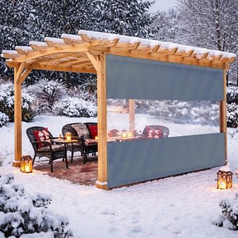Covers&All Outdoor Panel Curtain, Curtain, Waterproof & Weather Resistant Tarp