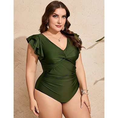 Women's Plus Size One Piece Swimsuit