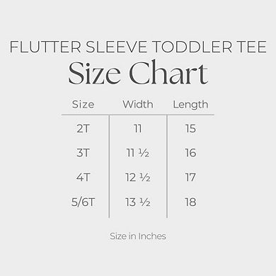 Sunshine Colorful Tall - Flutter Sleeve Graphic T-Shirt