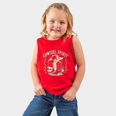 Cowgirl Spirit Boots - Toddler Graphic Tank