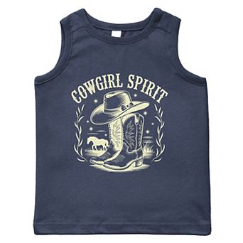 Cowgirl Spirit Boots - Toddler Graphic Tank