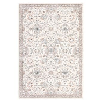 Distressed Area Rug Non Slip Vacuum Clean Ultra Thin Stain Resistant Carpet for Dining Room Bedroom