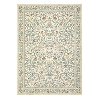 Vintage Area Rug Machine Washable Non Slip Non Shedding Stain Resistant Floor Cover for Dining Room