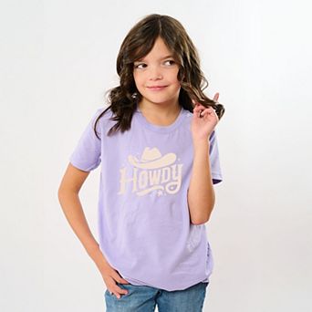 Howdy Western Hat - Youth Short Sleeve Graphic T-Shirt