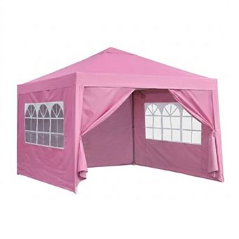 WOW PIONEER Portable Pop-Up Gazebo Canopy Tent with Removable Sidewalls and Windows