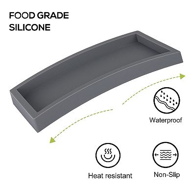 Silicone Bathroom Vanity Tray for Counter
