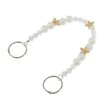 12.6" Adjustable Portable Handbag Strap for Purses Starfish White